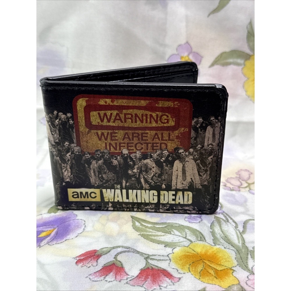 Walking Dead AMC Zombie Bifold Wallet Buckle-Down ID Card Holder